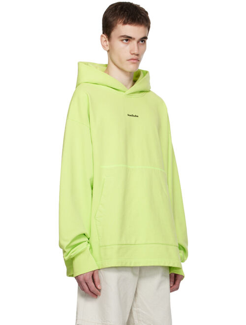 Acne Studios Green Bonded Hoodie