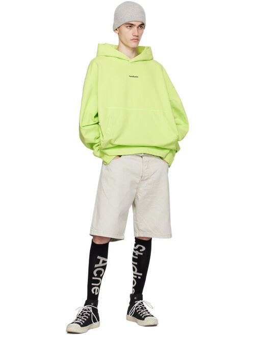 Acne Studios Green Bonded Hoodie