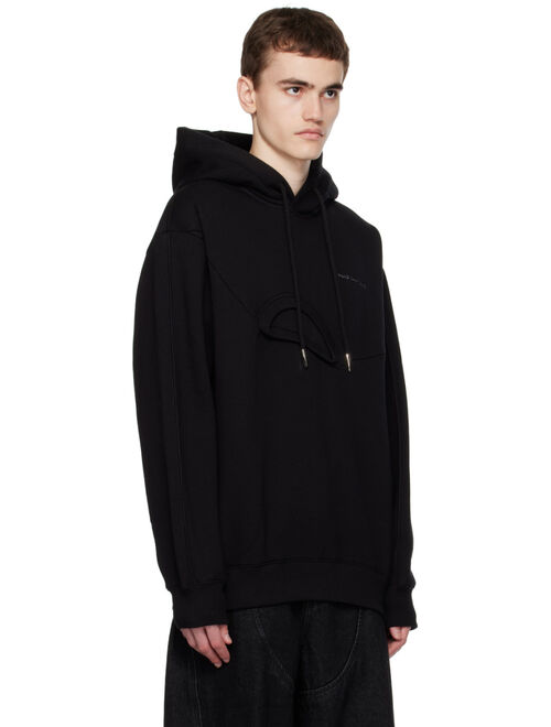 Feng Chen Wang Black Crewneck Hoodie