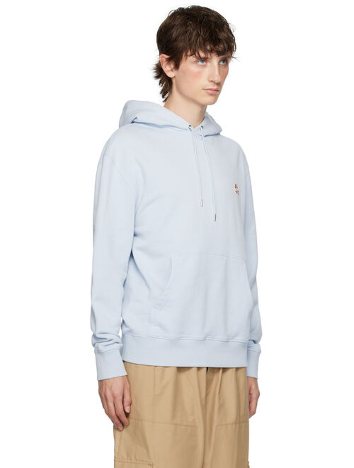 Maison Kitsune Blue Chillax Fox Hoodie