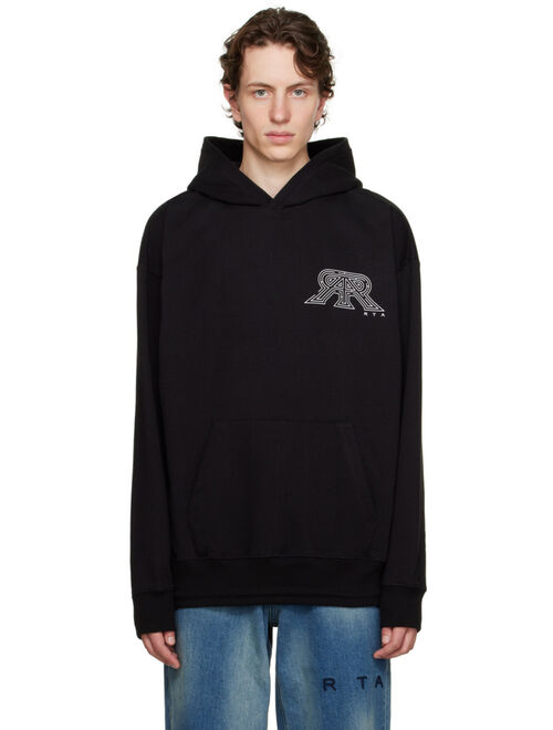 RTA Black Oversized Hoodie