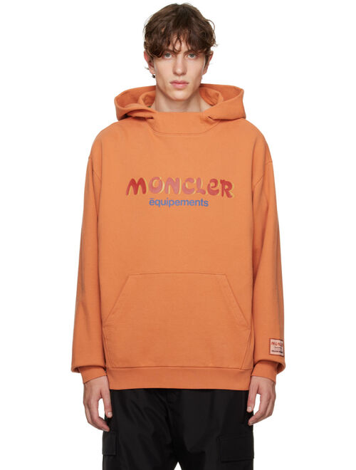 Moncler Genius 5 Moncler Salehe Bembury Orange Printed Hoodie