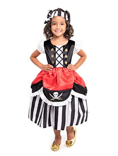 Little Adventures Pirate Dress with Headband