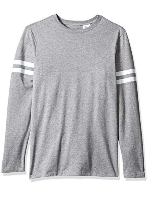 Soffe Men's Striped Sleeve Tee