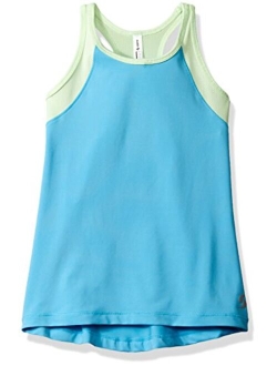 Girls' Big High Neck Track Tank