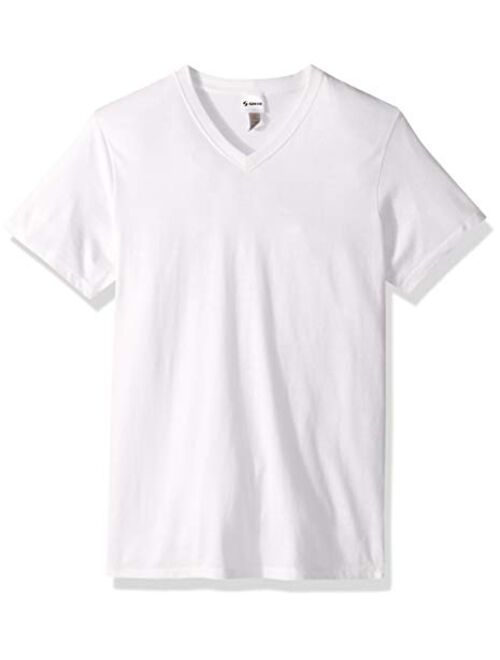 Soffe Men's Short Sleeve V-Neck Tee