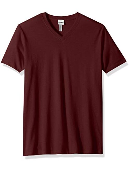 Soffe Men's Short Sleeve V-Neck Tee