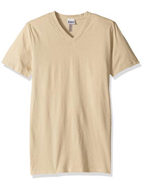 Soffe Men's Short Sleeve V-Neck Tee