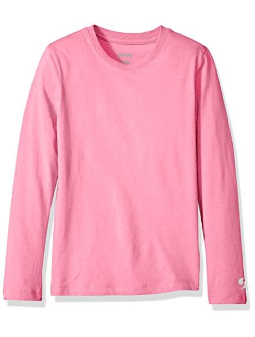 Soffe Girls' Big Long Sleeve Crew