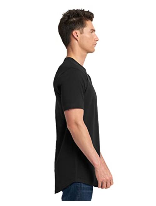 Next Level Apparel Next Level Mens Cotton Long Body Crew (3602)