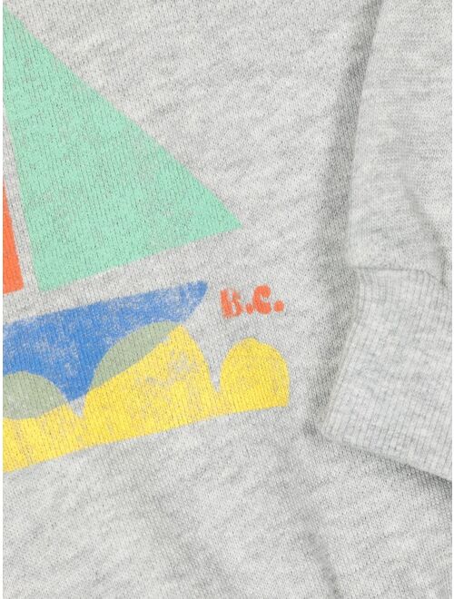 Bobo Choses Sail Boat cotton sweatshirt