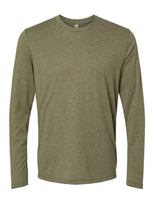 Next Level Apparel Next Level 6071 Men's Tri-Blend Long-Sleeve Crew