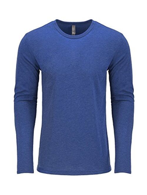 Next Level Apparel Next Level 6071 Men's Tri-Blend Long-Sleeve Crew