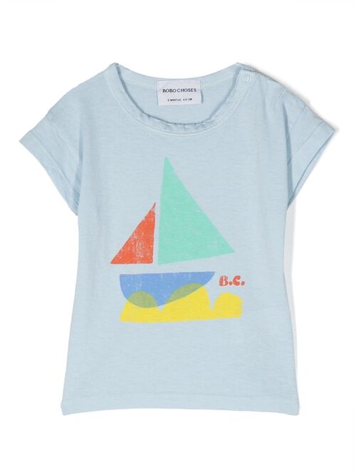 Bobo Choses illustration-print organic cotton T-shirt