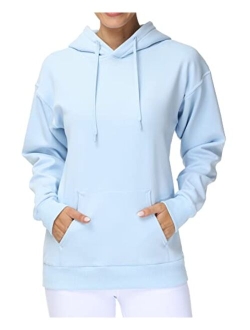 Women's Basic Pullover Hoodie Loose fit Ultra Soft Fleece hooded Sweatshirt With Pockets