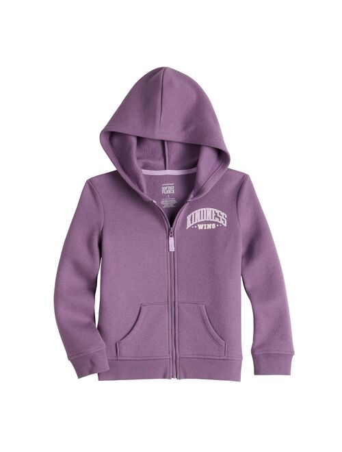 Girls 4-12 Jumping Beans Fleece Zip Hoodie