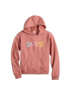 Girls 6-20 SO Favorite Fleece Pullover Hoodie in Regular & Plus