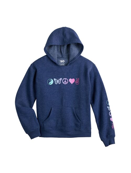 Girls 6-20 SO Favorite Fleece Pullover Hoodie in Regular & Plus