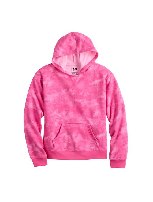 Girls 6-20 SO Favorite Fleece Pullover Hoodie in Regular & Plus