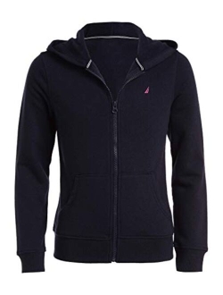 Big Girls Zip-Up Fleece Hoodie