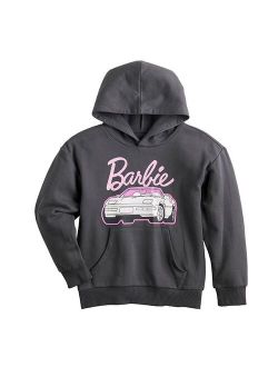 licensed character Girls 7-16 Barbie Oversized Fleece Hoodie