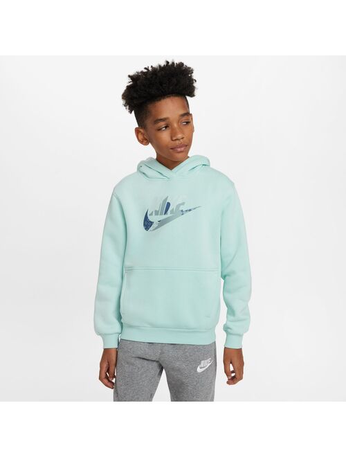 Girls 7-16 Nike Sportswear Club Fleece Graphic Hoodie