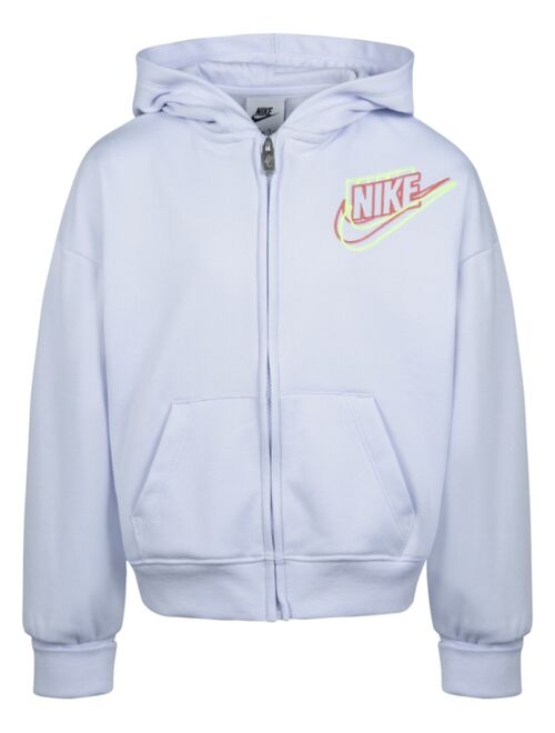 Nike Little Girls Full-Zip Hoodie Sweatshirt