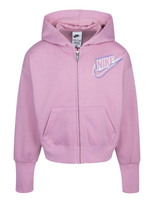 Nike Little Girls Full-Zip Hoodie Sweatshirt