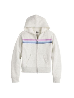 Girls 7-16 SO Adaptive Sensory Fleece Zip Hoodie