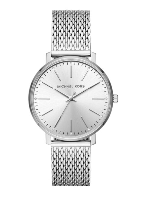 MICHAEL KORS Women's Pyper Stainless Steel Mesh Bracelet Watch 38mm