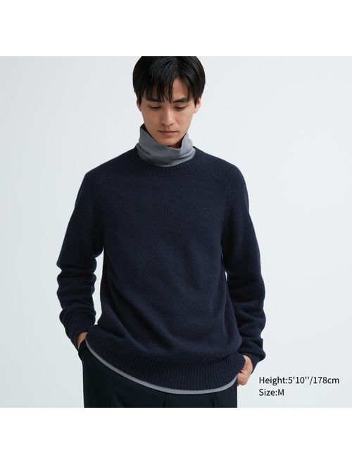 Uniqlo Premium Lambswool Crew Neck Sweater (Argyle)