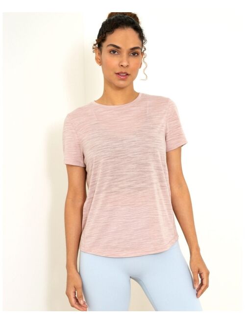 REBODY ACTIVE Lea Short Sleeve Top for Women