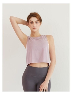 REBODY ACTIVE Eye Spy Crop Tank for Women