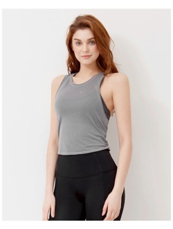 REBODY ACTIVE Bat to Back Crop Tank for Women