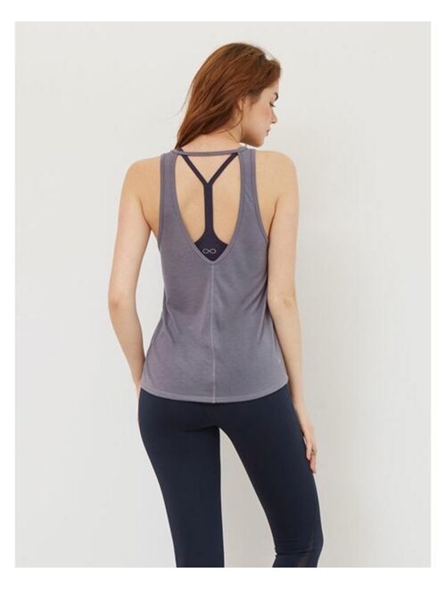 REBODY ACTIVE Bat to Back Crop Tank for Women