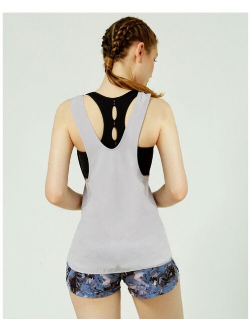 REBODY ACTIVE Atlas Laser Cut Mesh Tank for Women