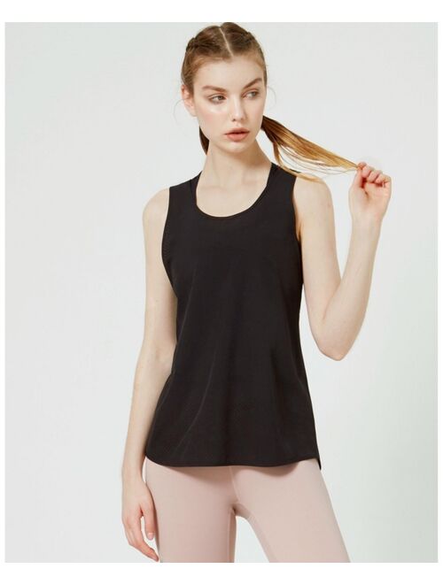 REBODY ACTIVE Atlas Laser Cut Mesh Tank for Women