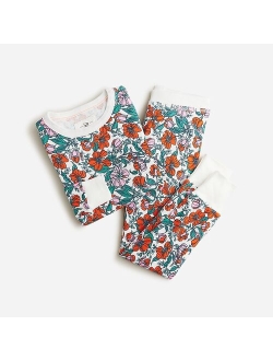 Girls' long-sleeve printed sleep set