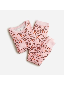 Girls' long-sleeve printed sleep set