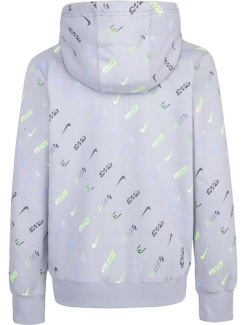 Nike 3BRAND Kids All Over Print Zip-Up Hoodie (Big Kids)