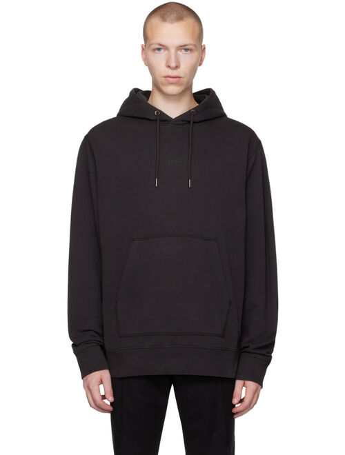 BOSS Black Garment-Dyed Hoodie