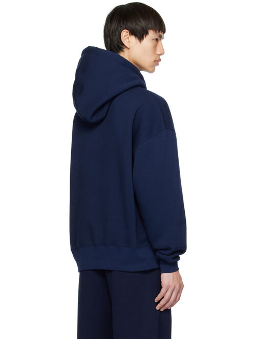 AMI Alexandre Mattiussi Navy Ami de Coeur Hoodie