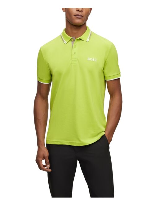 BOSS BY HUGO BOSS Men's Contrast Detail Polo Shirt