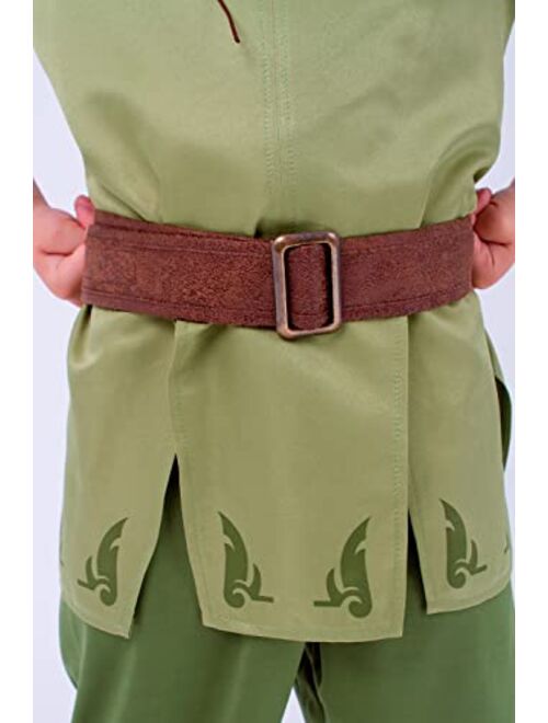 Little Adventures Child Peter Pan Costume - Machine Washable Pretend Play Outfit