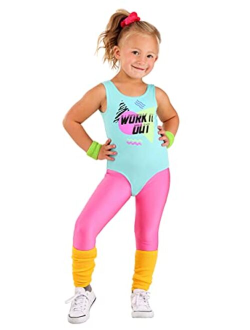 Fun Costumes Toddler Girl's Totally 80s Workout Costume