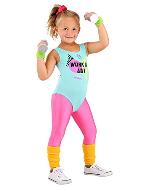 Fun Costumes Toddler Girl's Totally 80s Workout Costume