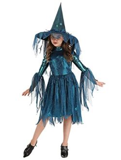 Moonlight Spider Witch Girl's Costume