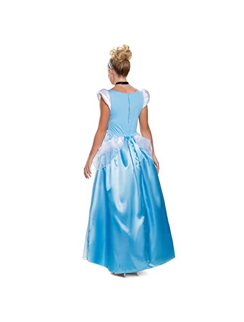 Disguise womens Cinderella Costume, Official Disney Princess Cinderella Deluxe Costume Dress