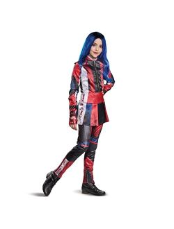 Evie Descendants 3 Deluxe Girls Costume, Official Disney Descendants Costume Jumpsuit