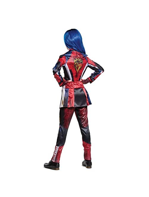 Disguise Evie Descendants 3 Deluxe Girls Costume, Official Disney Descendants Costume Jumpsuit